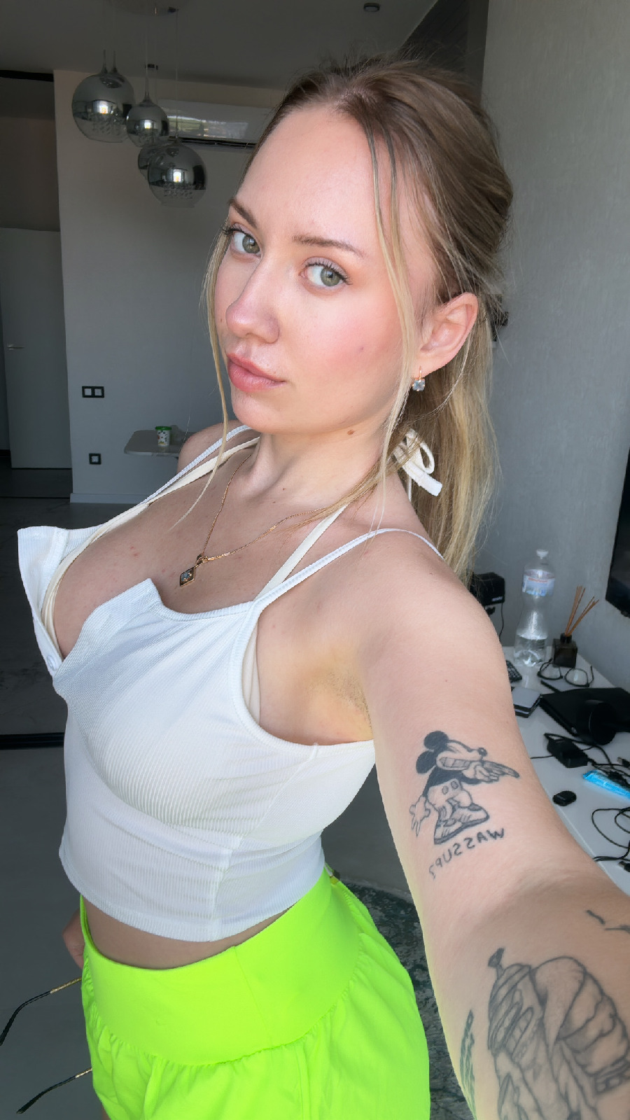 KateV in her underwear in Bangi