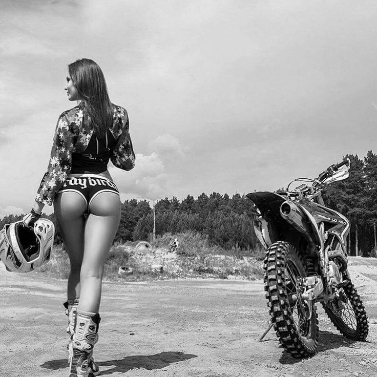 Beautiful girls and motorcycles in Bangi