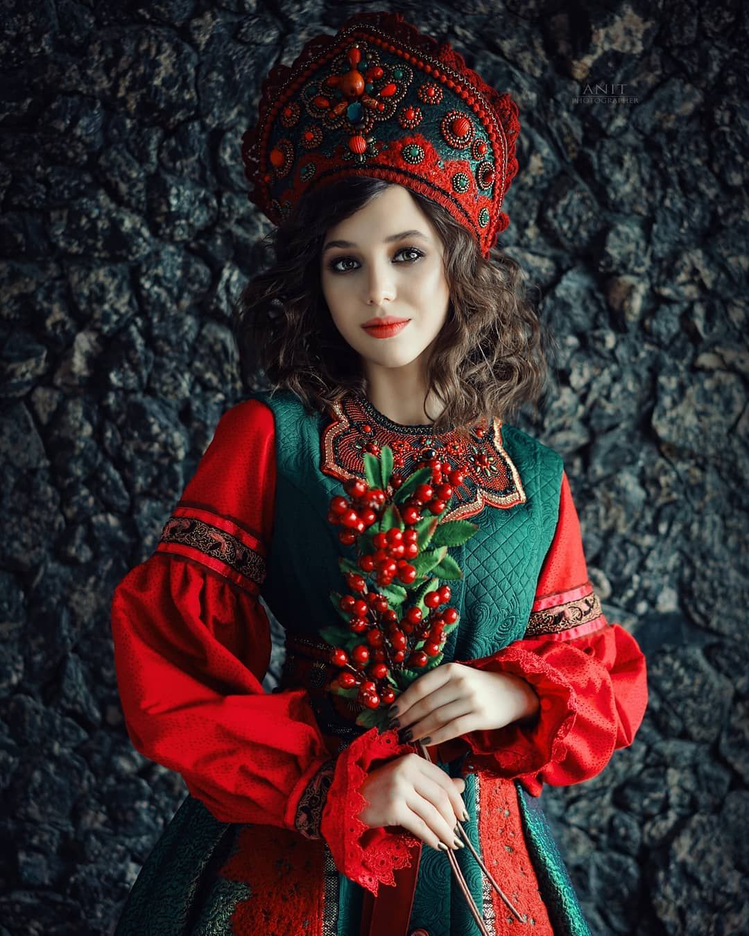 Nude girl Women in Slavic costumes in Bangi