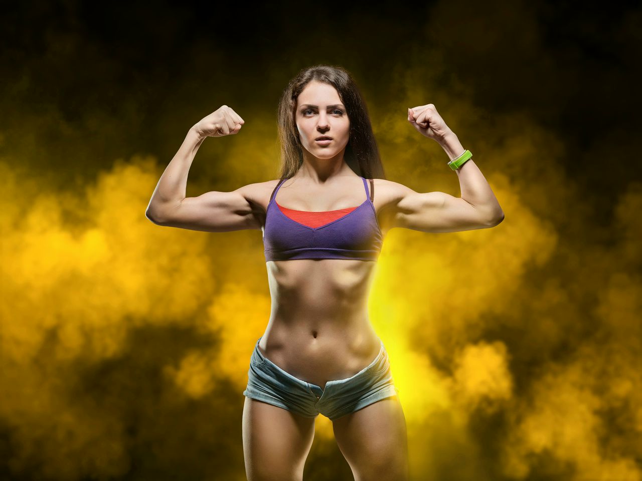 Athletic girls in Bangi